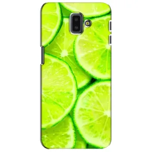 Чехол с изображением вкусной еды для Samsung Galaxy J6 Plus, J6 Plus, J610 (Лайм)