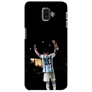 Чехлы Лео Месси Аргентина для Samsung Galaxy J6 Plus, J6 Plus, J610 (Лео Чемпион)