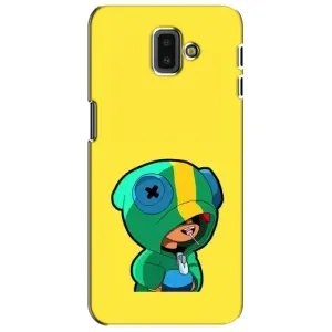 Чехол Бравл Старс для Samsung Galaxy J6 Plus, J6 Plus, J610 (Леон (LEON))