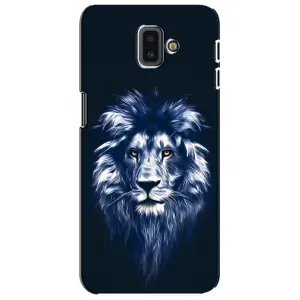 Чохол з картинкою на Samsung Galaxy J6 Plus, J6 Plus, J610 (Лев – синій)