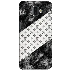 Чехол Стиль Louis Vuitton на Samsung Galaxy J6 Plus, J6 Plus, J610 (LV на белом)