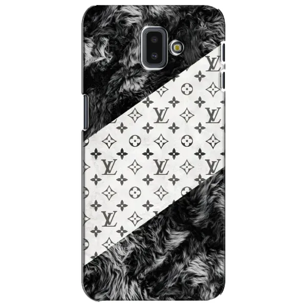 Чехол с рисунком «LV на белом» для Samsung Galaxy J6 Plus 2018 (J610)