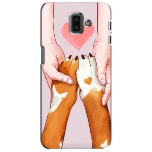 Чохол (ТПУ) Милі песики для Samsung Galaxy J6 Plus, J6 Plus, J610 (Любов до собак)