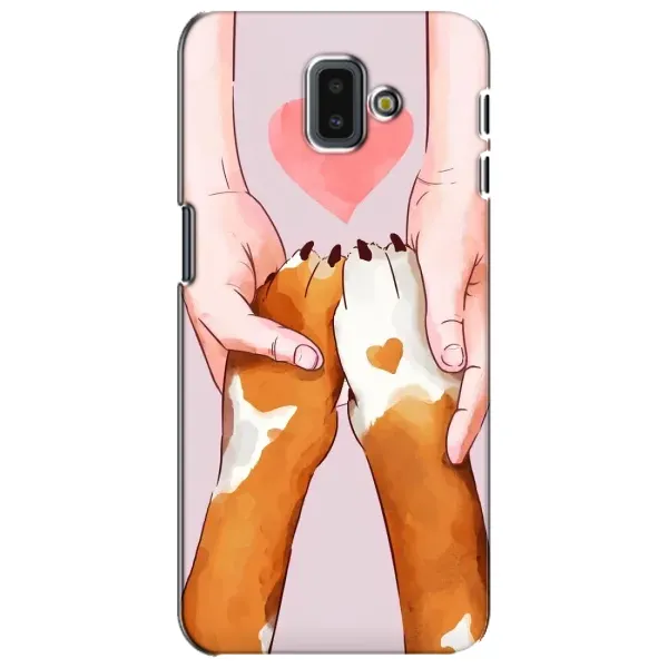 Чехол с рисунком «Любовь к собакам» для Samsung Galaxy J6 Plus 2018 (J610) Чехол с рисунком «Любовь к собакам» для Samsung Galaxy J6 Plus 2018 (J610)
