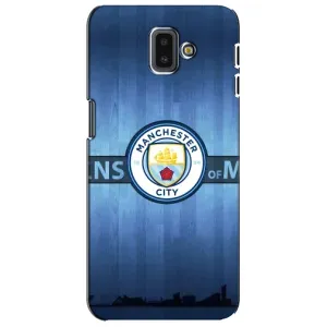 Силіконові Чохли з принтом Футбол на Samsung Galaxy J6 Plus, J6 Plus, J610 (ManCity)