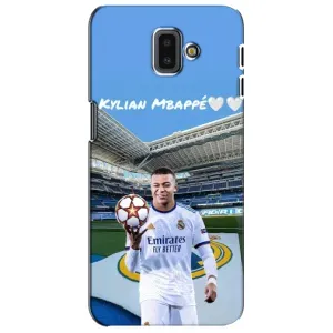 Чехол (TPU) с Футболистом на Samsung Galaxy J6 Plus, J6 Plus, J610 (Mbappe Real)