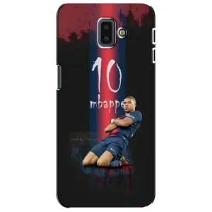 Чехол (TPU) с Футболистом на Samsung Galaxy J6 Plus, J6 Plus, J610 (MBAPPE 10)