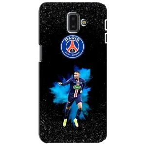 Чехол (TPU) с Футболистом на Samsung Galaxy J6 Plus, J6 Plus, J610 (Мбаппе ПСЖ)