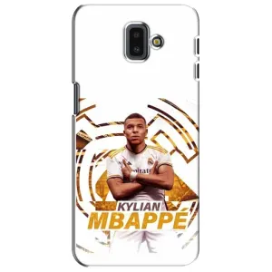 Чехол (TPU) с Футболистом на Samsung Galaxy J6 Plus, J6 Plus, J610 (Мбаппе Реал)