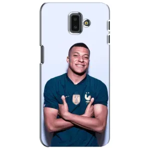 Чехол (TPU) с Футболистом на Samsung Galaxy J6 Plus, J6 Plus, J610 (Мбаппешичка)