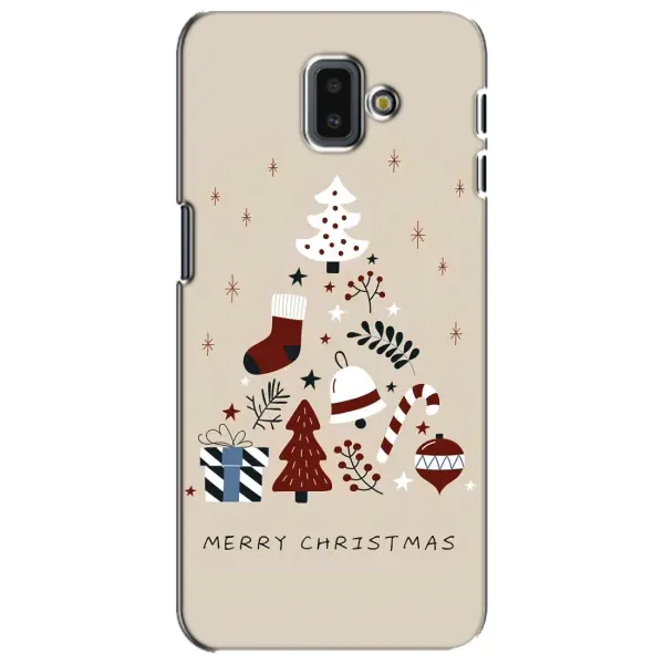 Чехол с рисунком «Merry Christmas» для Samsung Galaxy J6 Plus 2018 (J610)