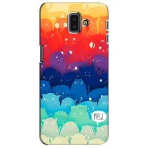 Силіконовий чохол з котиком для Samsung Galaxy J6 Plus, J6 Plus, J610 (Mew)