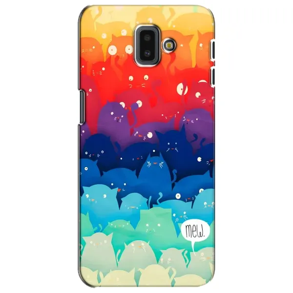 Чехол с рисунком «Mew» для Samsung Galaxy J6 Plus 2018 (J610)