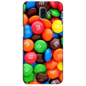 Чехол с изображением вкусной еды для Samsung Galaxy J6 Plus, J6 Plus, J610 (Разноцветные M&M'S)