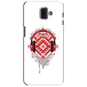 Силиконовый Чехол на Samsung Galaxy J6 Plus, J6 Plus, J610 с картинкой Вышиванки (Модная вышиванка)