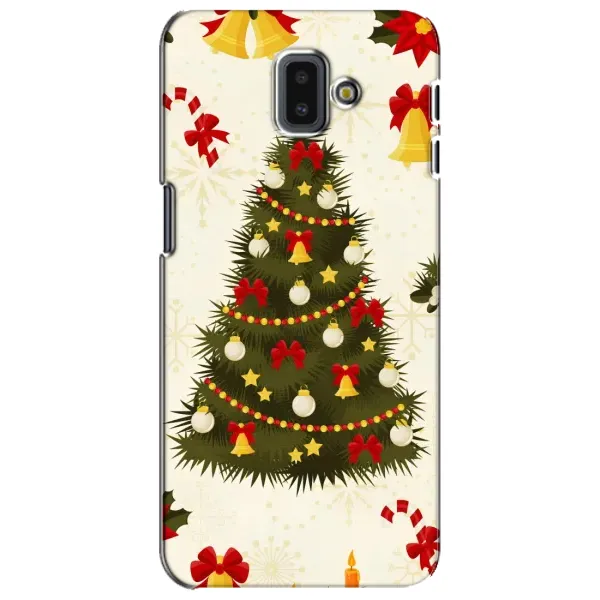 Чехол с рисунком «Новогодний принт» для Samsung Galaxy J6 Plus 2018 (J610) Чехол с рисунком «Новогодний принт» для Samsung Galaxy J6 Plus 2018 (J610)