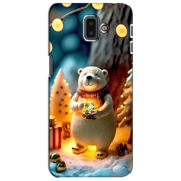 Чехол с рисунком «Новогодний ведмеженок» для Samsung Galaxy J6 Plus 2018 (J610) Чехол с рисунком «Новогодний ведмеженок» для Samsung Galaxy J6 Plus 2018 (J610)