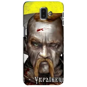 Чехол с картинкой (Патриотический КОЗАК) на Samsung Galaxy J6 Plus, J6 Plus, J610 (Одноглазый Козак)