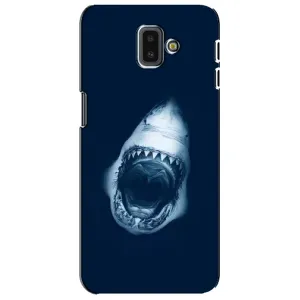 Силіконовий бампер з картинкою звірів для Samsung Galaxy J6 Plus, J6 Plus, J610 (Пащу Акули)