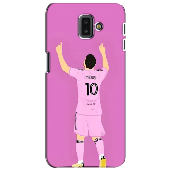 Чехол с рисунком «Празднование Месси» для Samsung Galaxy J6 Plus 2018 (J610) Чехол с рисунком «Празднование Месси» для Samsung Galaxy J6 Plus 2018 (J610)