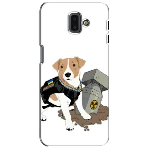 Чехол с принтом Собаки Патрон для Samsung Galaxy J6 Plus, J6 Plus, J610 (Пёс Патрон с ракетой)