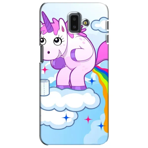 Чехол с рисунком «Радуга единорожка» для Samsung Galaxy J6 Plus 2018 (J610)