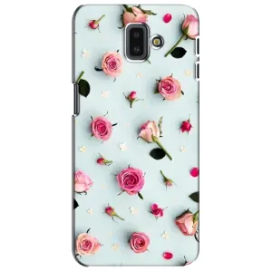 Чехлы с принтом Розочки для Samsung Galaxy J6 Plus, J6 Plus, J610 (Разные цветы)
