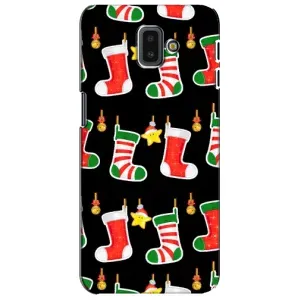 Силиконовый бампер на рождество для Samsung Galaxy J6 Plus, J6 Plus, J610 (Рождественские подарки)