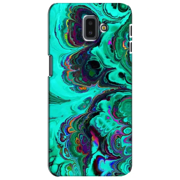 Чехол с рисунком «Салатный мрамор» для Samsung Galaxy J6 Plus 2018 (J610)