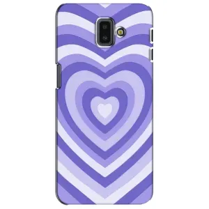 Чохли з тематикою "Маленькі Сердчеки" на Samsung Galaxy J6 Plus, J6 Plus, J610 (Серце фіолет)