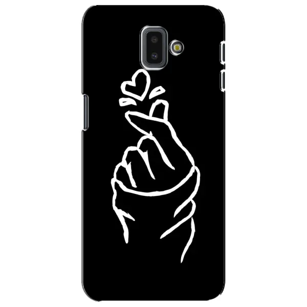Чехол с рисунком «Сердце на черном» для Samsung Galaxy J6 Plus 2018 (J610) Чехол с рисунком «Сердце на черном» для Samsung Galaxy J6 Plus 2018 (J610)