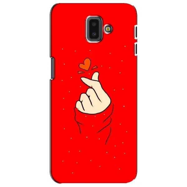 Чехол с рисунком «Сердце на красном» для Samsung Galaxy J6 Plus 2018 (J610) Чехол с рисунком «Сердце на красном» для Samsung Galaxy J6 Plus 2018 (J610)