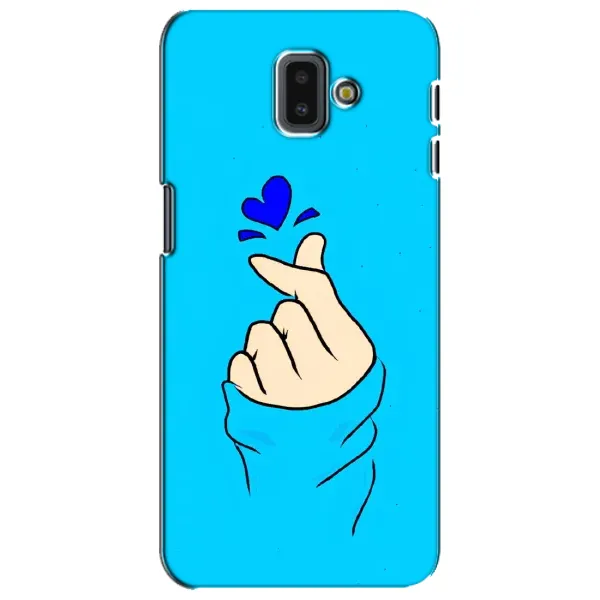 Чехол с рисунком «Сердце на синем» для Samsung Galaxy J6 Plus 2018 (J610) Чехол с рисунком «Сердце на синем» для Samsung Galaxy J6 Plus 2018 (J610)