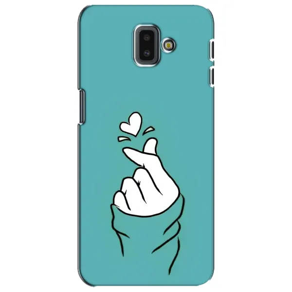 Чехол с рисунком «Сердечко на бирюзовом» для Samsung Galaxy J6 Plus 2018 (J610) Чехол с рисунком «Сердечко на бирюзовом» для Samsung Galaxy J6 Plus 2018 (J610)