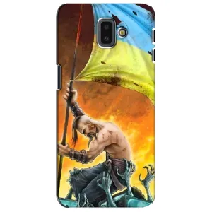 Чехол с картинкой (Патриотический КОЗАК) на Samsung Galaxy J6 Plus, J6 Plus, J610 (Сильный Козак)