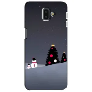 Чехлы на Новый Год Samsung Galaxy J6 Plus, J6 Plus, J610 (Снеговички)