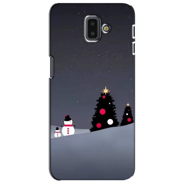 Чехол с рисунком «Снеговички» для Samsung Galaxy J6 Plus 2018 (J610) Чехол с рисунком «Снеговички» для Samsung Galaxy J6 Plus 2018 (J610)