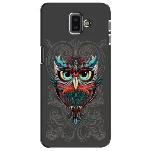 Чохли з принтом СОВИ для Samsung Galaxy J6 Plus, J6 Plus, J610 (Сова на сірому)