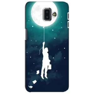 Чохол (ТПУ) з планетами на Samsung Galaxy J6 Plus, J6 Plus, J610 (To The moon)