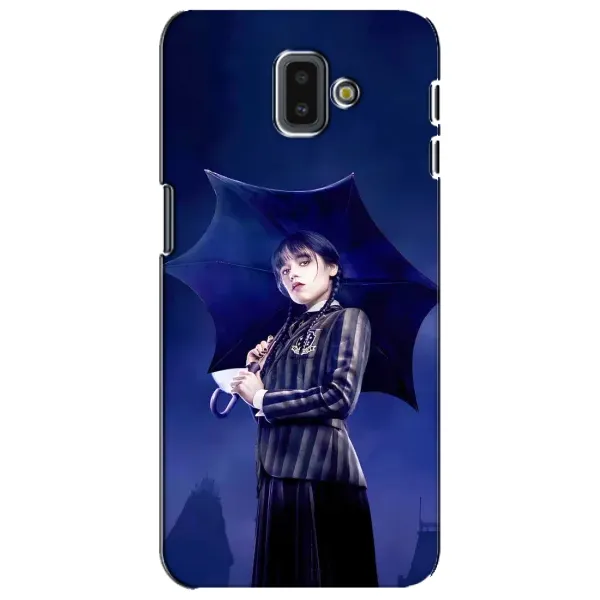 Чехол с рисунком «Уэнсдей с зонтом» для Samsung Galaxy J6 Plus 2018 (J610) Чехол с рисунком «Уэнсдей с зонтом» для Samsung Galaxy J6 Plus 2018 (J610)