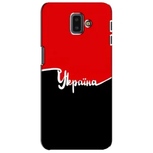 Чехлы УПА (Красно-Чёрный) на Samsung Galaxy J6 Plus, J6 Plus, J610 (Украина УПА)