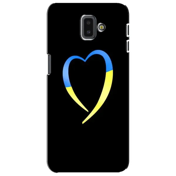 Чехол с рисунком «Украинское сердце» для Samsung Galaxy J6 Plus 2018 (J610) Чехол с рисунком «Украинское сердце» для Samsung Galaxy J6 Plus 2018 (J610)