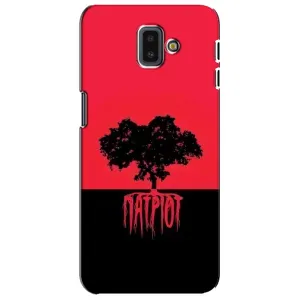 Чехлы УПА (Красно-Чёрный) на Samsung Galaxy J6 Plus, J6 Plus, J610 (УПА Патриот)