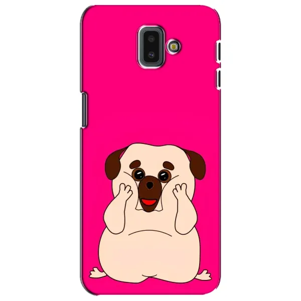 Чехол с рисунком «Веселый Мопсик» для Samsung Galaxy J6 Plus 2018 (J610) Чехол с рисунком «Веселый Мопсик» для Samsung Galaxy J6 Plus 2018 (J610)