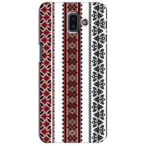 Силиконовый Чехол на Samsung Galaxy J6 Plus, J6 Plus, J610 с картинкой Вышиванки (Вышиваночки)