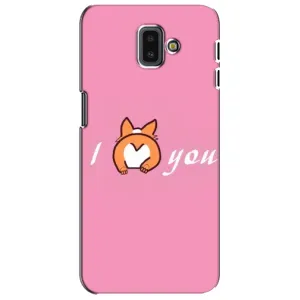 Силіконові Чохли Коханій людині для Samsung Galaxy J6 Plus, J6 Plus, J610 (Я тебе кохаю)