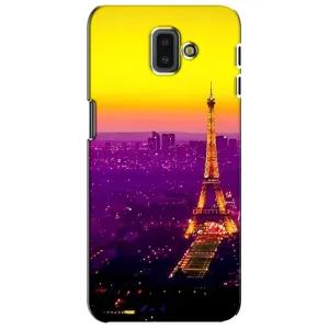 Чохол Ейфелева Вежа на Samsung Galaxy J6 Plus, J6 Plus, J610 (Яскрава башня)