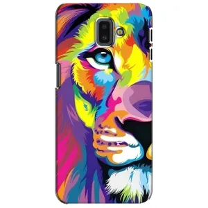 Чохол з картинкою на Samsung Galaxy J6 Plus, J6 Plus, J610 (Яскравий Лев)