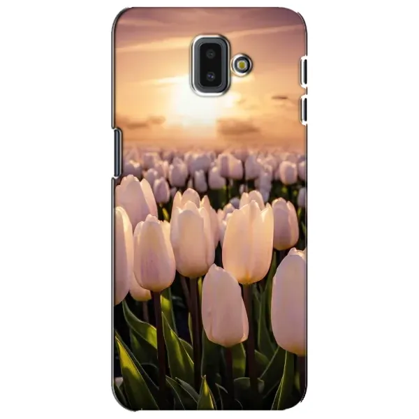 Чехол с рисунком «Закат с цветами» для Samsung Galaxy J6 Plus 2018 (J610) Чехол с рисунком «Закат с цветами» для Samsung Galaxy J6 Plus 2018 (J610)