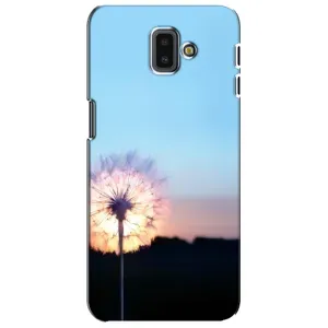 Силіконовий Чохол з кульбабками на Samsung Galaxy J6 Plus, J6 Plus, J610 (Захід з кульбабкою)